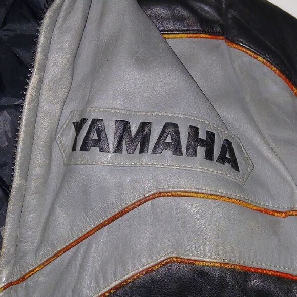 Yamaha Two-Tone Leather Jacket - Picture 2 of 13